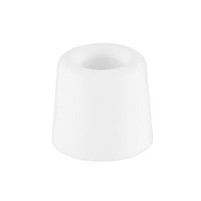 Стопер за врата с винт и дюбел, 28S бял DX75