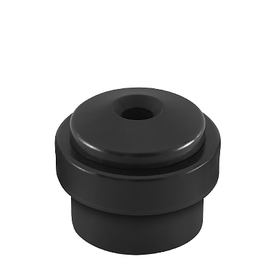 Стопер за врата с винт и дюбел, 30R черен/черен