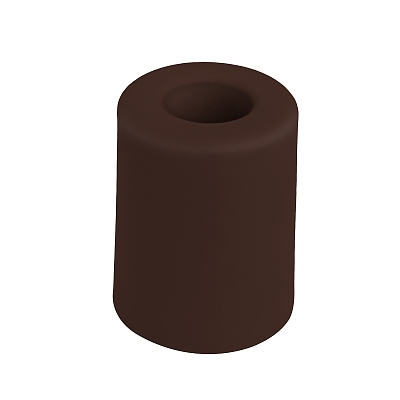 Стопер за врата с винт и дюбел, 50N кафяв DX75