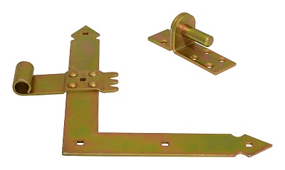 К-кт панта за врата 250x200x35x3mm ж.цинк 2 панти + 2 куки.