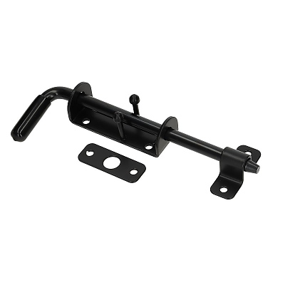 Резе за врата 220/12 мм, тясна основа, черен мат