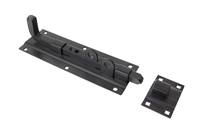 Резе с планка и заключване  черно 280x70