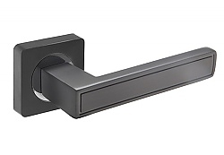 Дръжка за врата IBERIS с квадратна основа, черен-хром