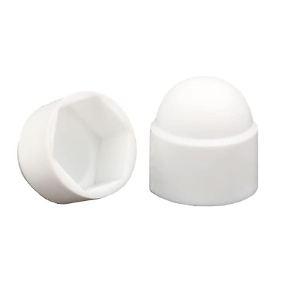 PVC  капи за болт, бели