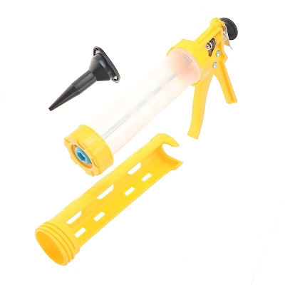 Пистолет за силикон и силиконова маса 400 мл BRENAR