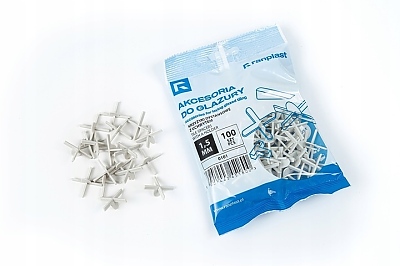 Кръстчета за плочки с държач за 1.5мм фуга - 100бр