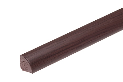 Ъгъл маскировачен PVC  2,5м махагон №106