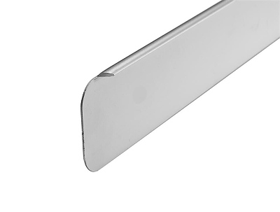 Странична лайсна за плот 4 см,H40xW4xL640mm, сива