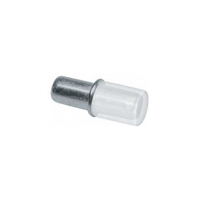 Рафтоносч за стъкло, метален с PVC ф5 (бял), пакет 10броя.