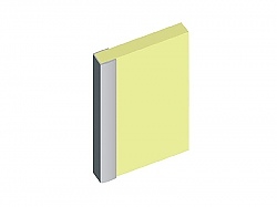 Алуминиева кант дръжка за гардеробна врата - 18 mm