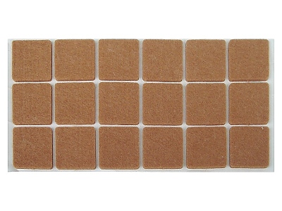 Меки стъпки самозалепващи, квадратни.