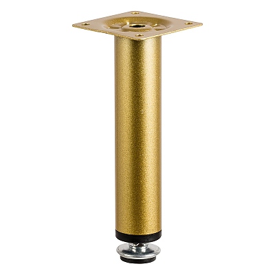 Метален крак, ф30, h - 150мм, злато №160 