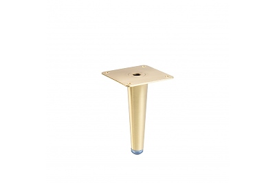 Метален крак SPIRE конус, H=130 mm, драскано злато №231