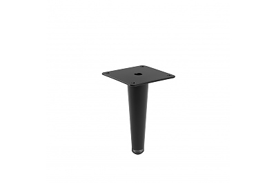 Метален крак SPIRE конус, H=130 mm, черен №189