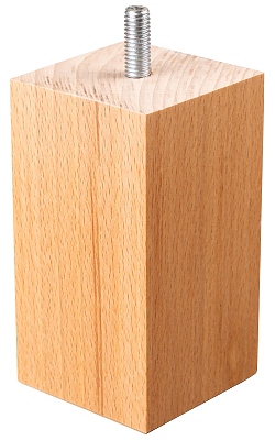 Крак дървен за мебели, бук 100x55x55, FSC