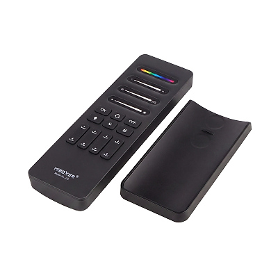 RF дистанционно управление за адресируеми LED ленти, черно, 5 в 1 (MONO, CCT, RGB, RGBW, RGB+CCT) 