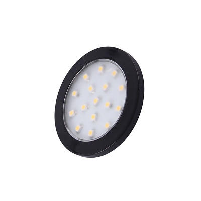 Кръгло  осветително тяло 1.5W LED ORBIT бяло,сиво и черно