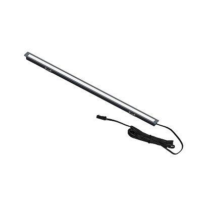 LED профил VELA, 2м, графит, 12V DC, 12W/м, 4000K, 150LED/м, 