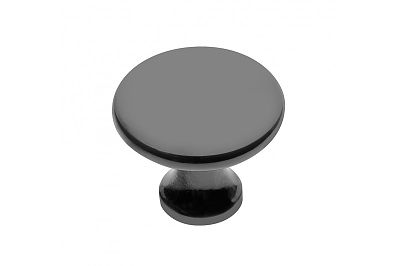 Мебелна дръжка топче UDINE, черен гланц 