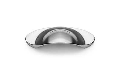 Мебелна дръжка  SHELL-32mm,  инокс №384