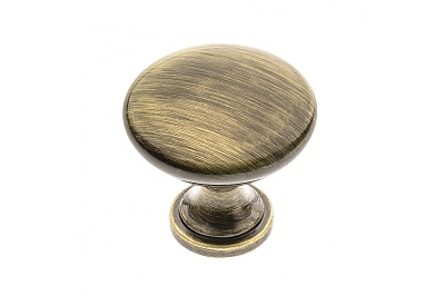 Мебелна дръжка топче, TERNI, злато антик №17