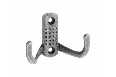 Мебелна закачалка, малка антично сребро №120 